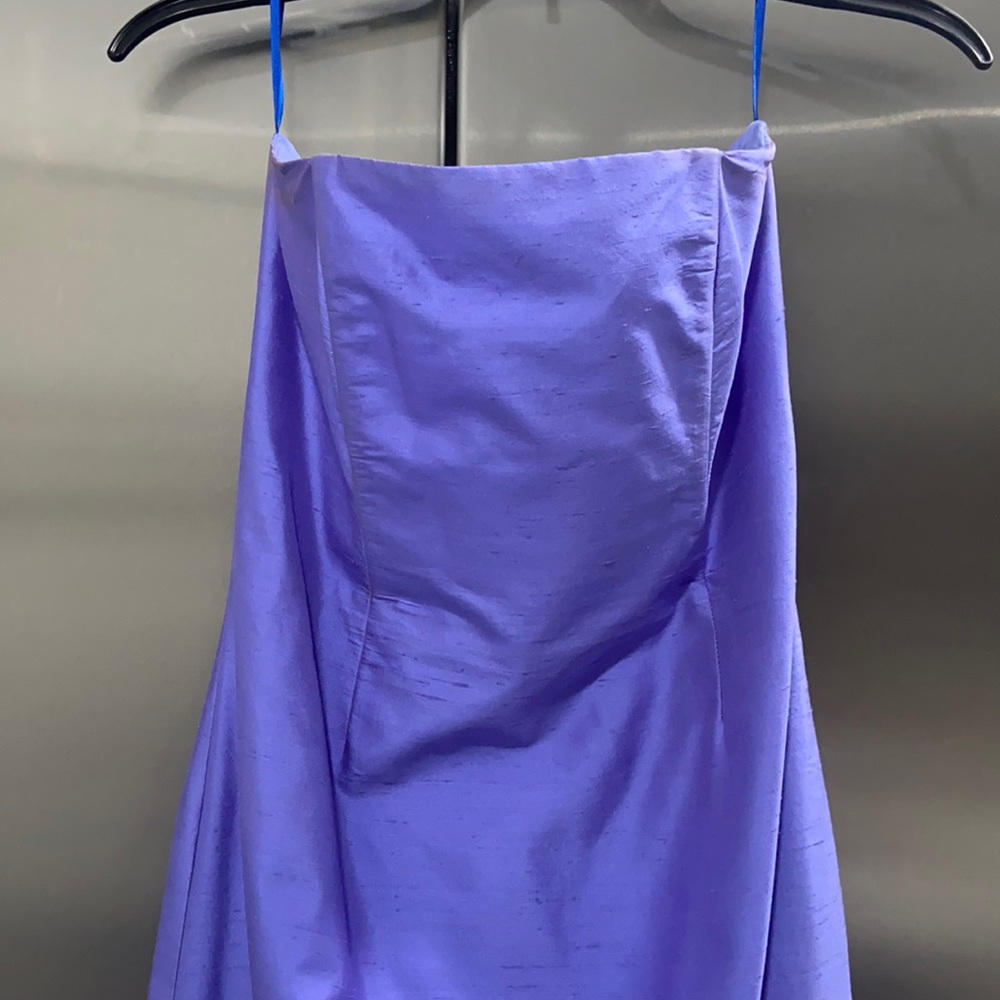 Custom made and designed strapless dress